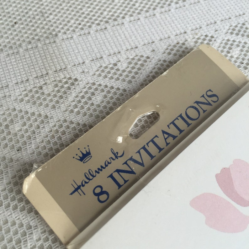 Hallmark Invitations Vintage Tulip Cards Party Invitations Etsy