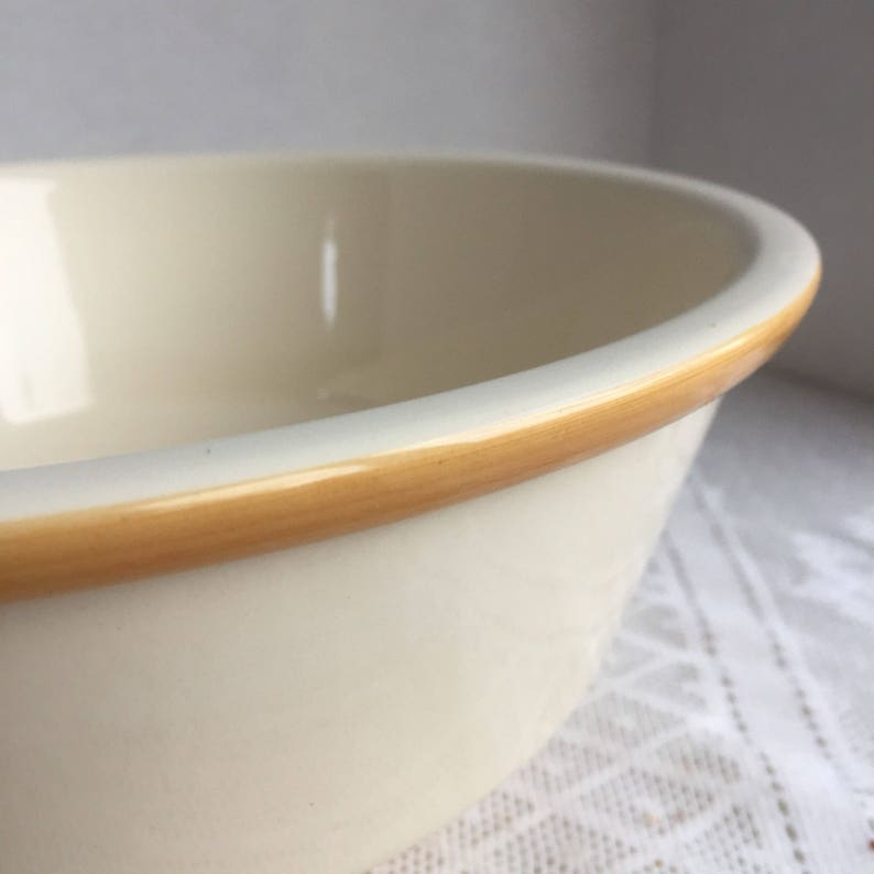 Pear Serving Bowl Vintage Ceramic Hand Painted Bowl Made in Portugal