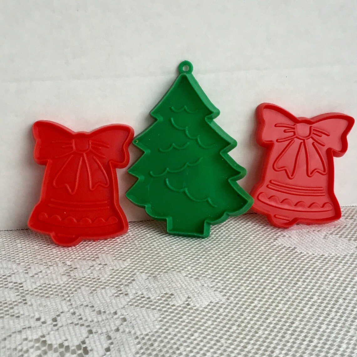 Sale Vintage Plastic Christmas Cookie Cutters / Bell Cookie - Etsy
