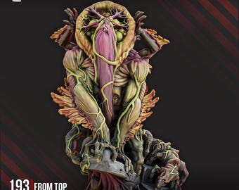 Fungzilla Giant | Massive 193mm Unpainted Resin Monster | Sci-Fi Horror Spore Titan | Grimdark Tabletop Centerpiece Behemoth
