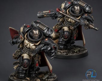Grimdark Sci-Fi Warrior-miniaturen | CV-exemplaren van Titan Forge | Resin tafelblad mini's | Ongeverfde figuren