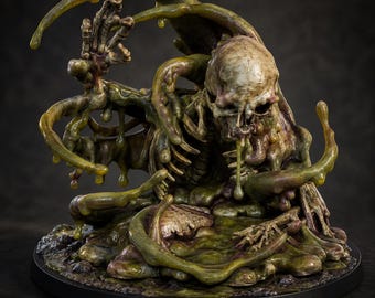Annihilation Blob – horrorharsminiatuur – Eldritch-slijmmonster – RPG-schepsel op tafel – ongeverfd model van Titan Forge (28 mm, 32 mm)