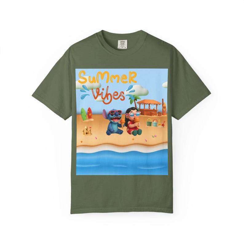 Lilo & Stitch Sommer Vibes T-Shirt Bild 5