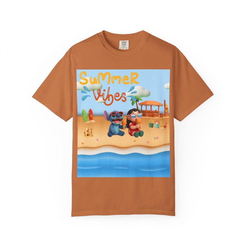 Lilo & Stitch Sommer Vibes T-Shirt Bild 4