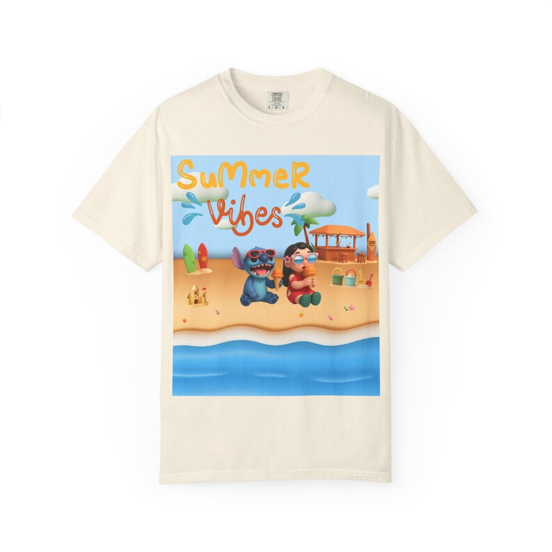 Lilo & Stitch Sommer Vibes T-Shirt Bild 3