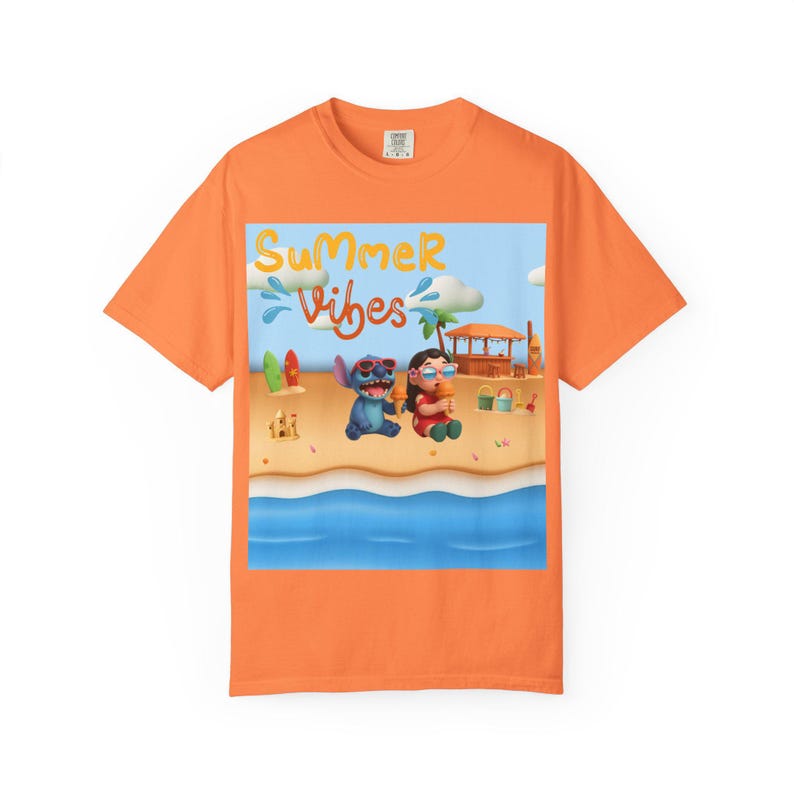 Lilo & Stitch Sommer Vibes T-Shirt Bild 2