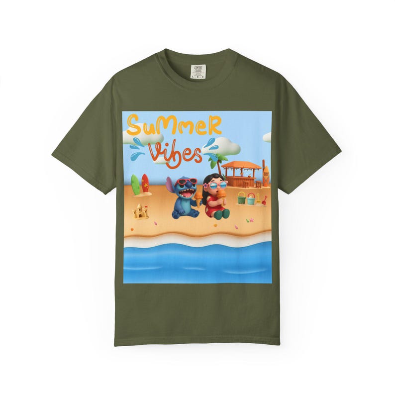 Lilo & Stitch Sommer Vibes T-Shirt Bild 6