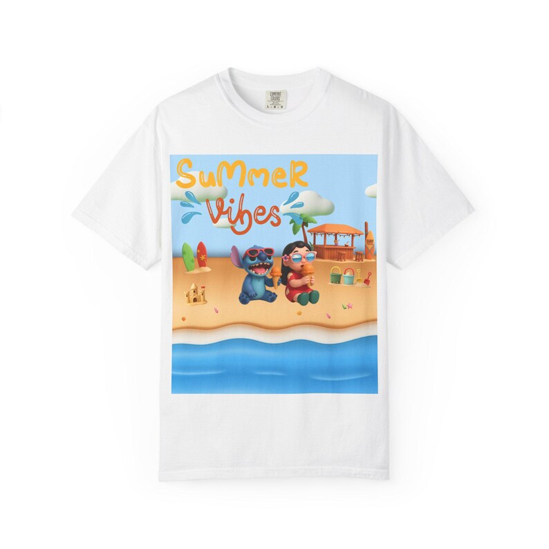 Lilo & Stitch Sommer Vibes T-Shirt Bild 1