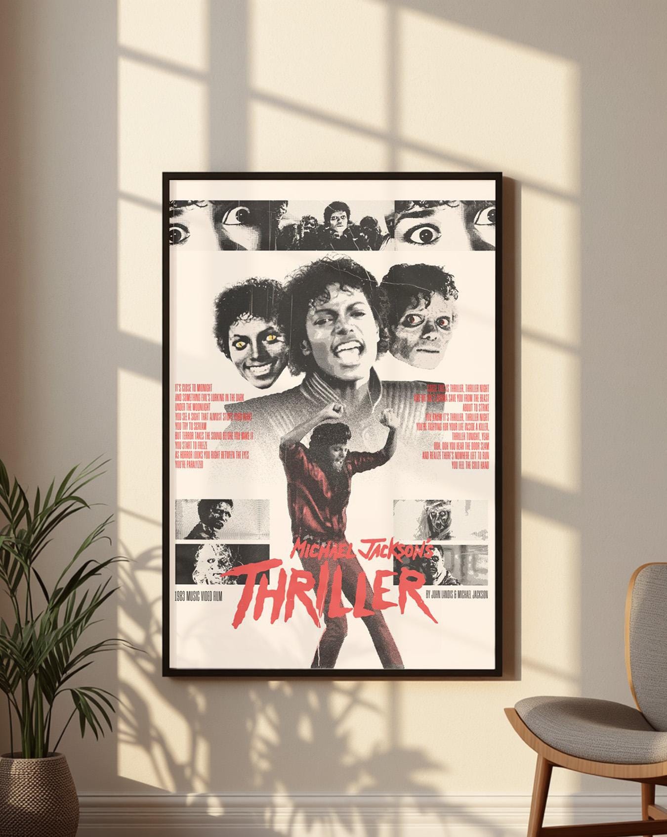 Michael jackson thriller poster - Etsy 日本