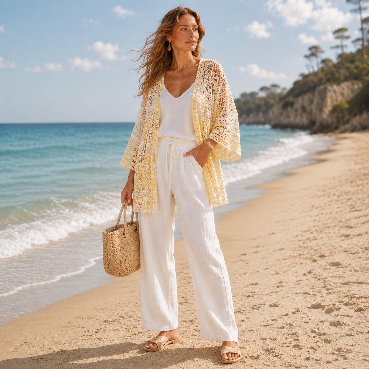 37 Japanese Crochet Patterns to Explore: Bags, Motifs, Amigurumi, and Lace 31 Crochet Kimono Cardigan Pattern Boho Beach Cover Up