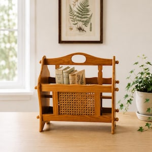 Mid Century Modern Vintage Magazine Rack - Etsy Canada