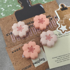 Cherry Blossom Thumb Grips for Nintendo Switch 2, Sakura Silicone Joystick Caps, Joy-Con Thumb Stick Covers, Floral Joy-Con Thumb Stick Caps