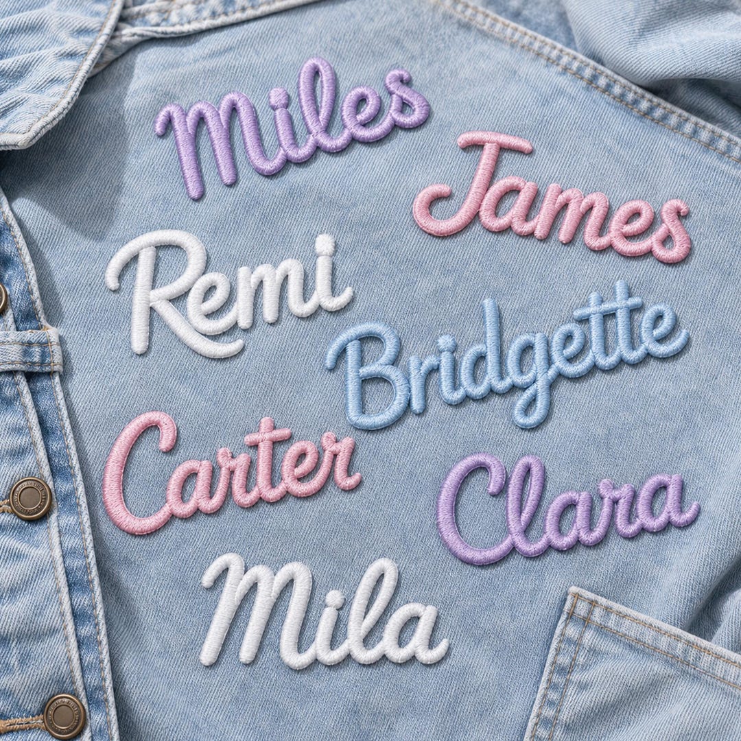 Custom Embroidered Name Patch, Personalized Name Iron on Patch ...