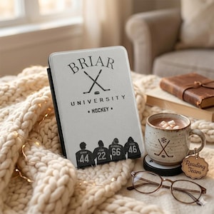 Briar University Hockey Kindle Case | Personalized Team Jersey Numbers