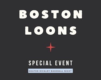 Boston Loons Heated Rivalry Night Baseball Sticker Pack — Custom PFP Stickers