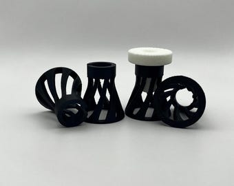 Spiral Coral Frag Holder: rifveilige plughouder voor zand en gemalen koraal