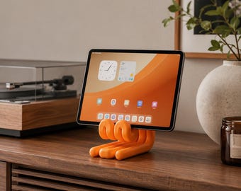 Soporte para tablet – Decoración de escritorio para el hogar, ligero para la sala de estudio.