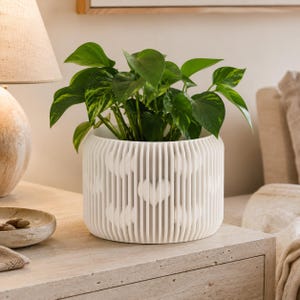 Heart Pattern Planter | Housewarming |  Modular Shelf Decor