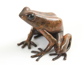 Poison dart frog - bronze, open edition