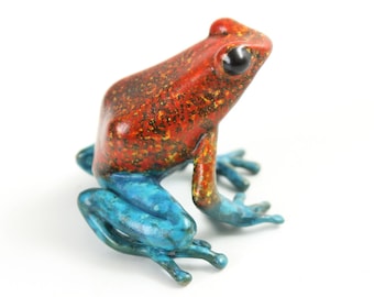 Poison dart frog - bronze, open edition