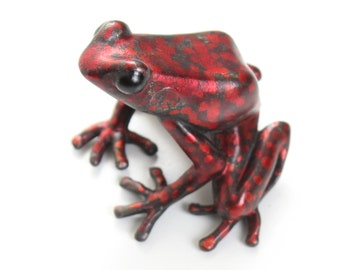 Poison dart frog - bronze, open edition