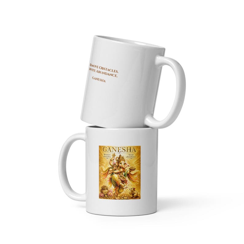 Ganesha Golden Mug