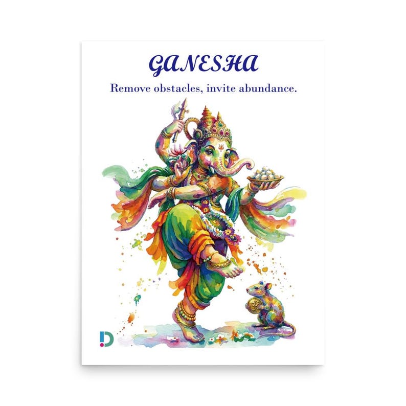 Ganesha Colorful Art Print
