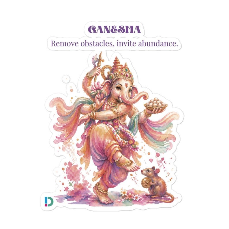 Ganesha Pastel Sticker