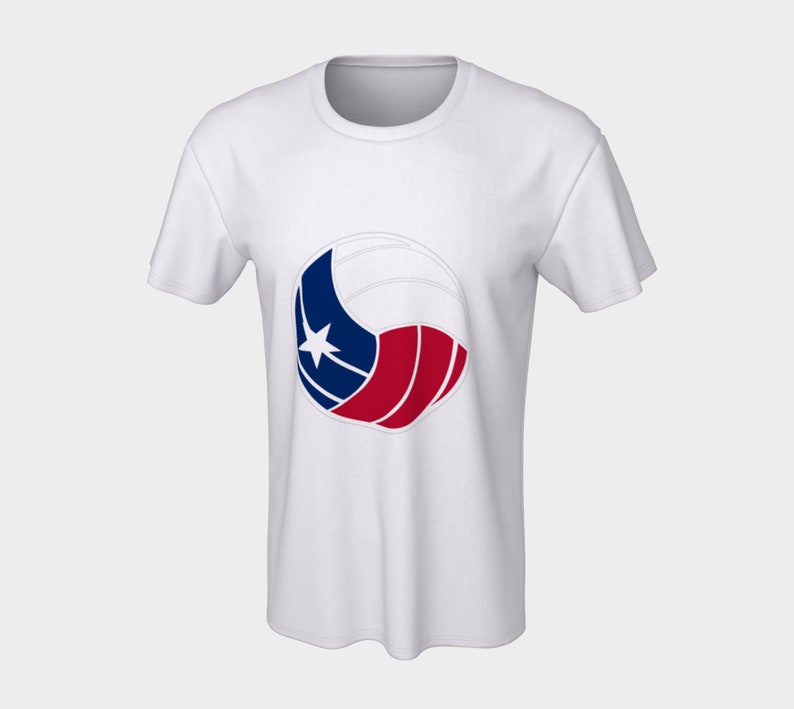 Custom Unisex Texas Flag Volleyball TShirt Etsy