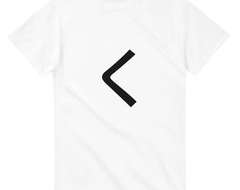 T-Shirt mit japanischem Hiragana-„KU“-Schriftzug | Hiragana-Ku-T-Shirt, minimalistisches Shirt mit japanischer Typografie, Unisex, Gildan 5000