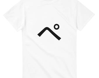 T-Shirt mit japanischem Hiragana-„Pe“-Schriftzug | Hiragana-Pe-T-Shirt, minimalistisches Shirt mit japanischer Typografie, Unisex, Gildan 5000