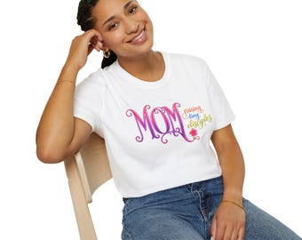 Mom Raising tiny disciples Softstyle T-Shirt