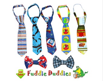Boys Neck Tie Pattern & Bow Tie Pattern pdf, Baby Necktie Sewing Pattern. Toddler Clothing Sewing Pattern. Tutorial INSTANT DOWNLOAD. Noah