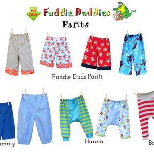 Easy Baby Boys Pants Sewing Pattern. Digital Sewing Pattern for Infant Pants. PDF Digital Instant Download. Sammy image 8