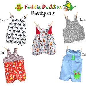 Easy Baby Boys Pants Sewing Pattern. Digital Sewing Pattern for Infant Pants. PDF Digital Instant Download. Sammy image 6