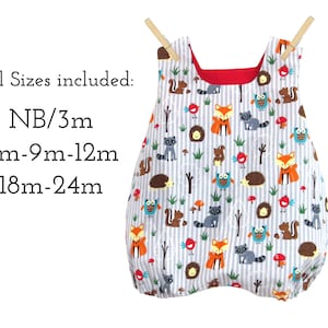 Infant Bubble Romper Sewing Pattern. PDF Instant Download Boys Romper Pattern, Baby Sewing Pattern. Kevin image 2