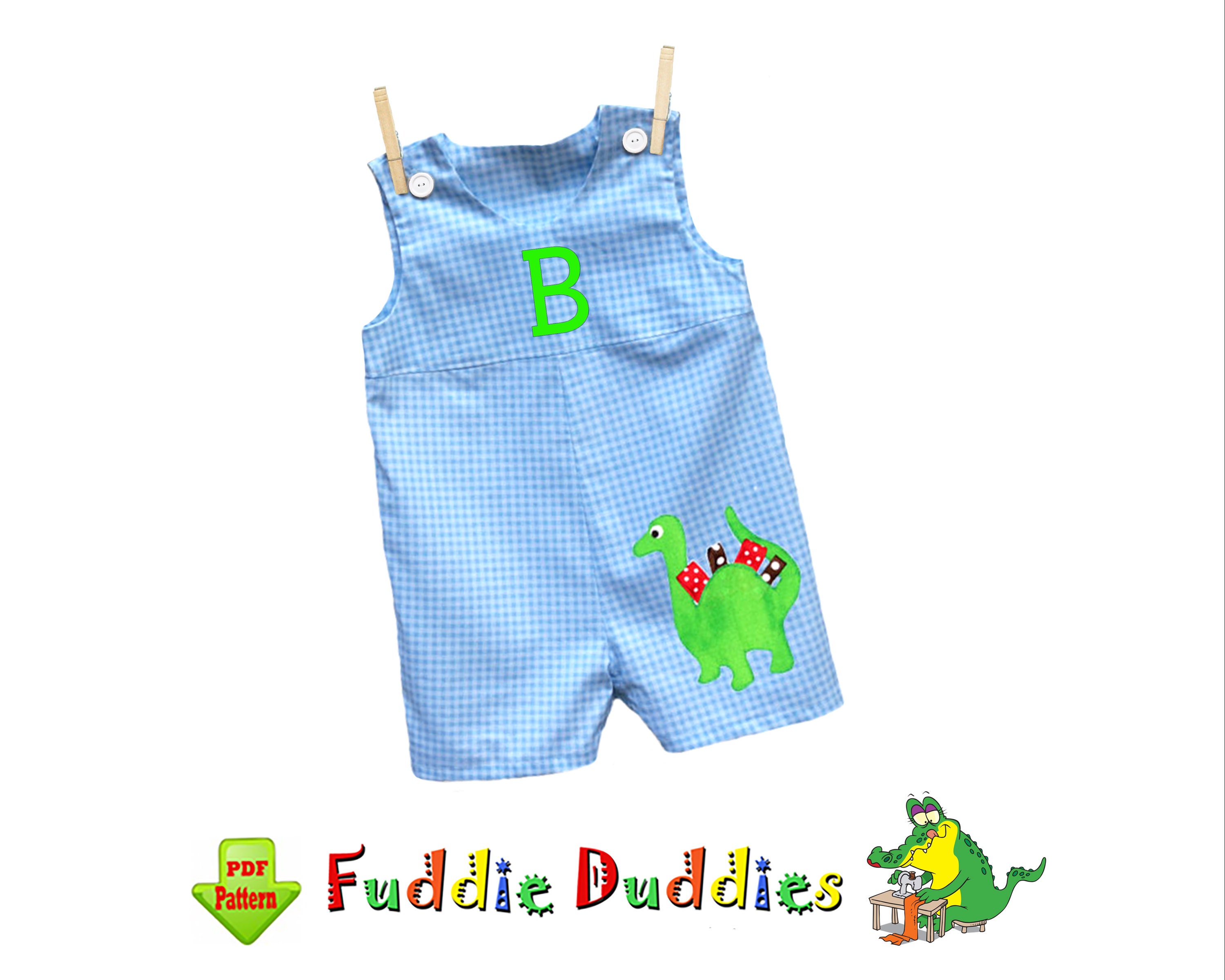 Baby Romper pdf Pattern Jon Jon Pattern Baby Sewing Pattern. | Etsy