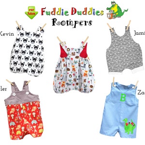 Infant Bubble Romper Sewing Pattern. PDF Instant Download Boys Romper Pattern, Baby Sewing Pattern. Kevin image 8
