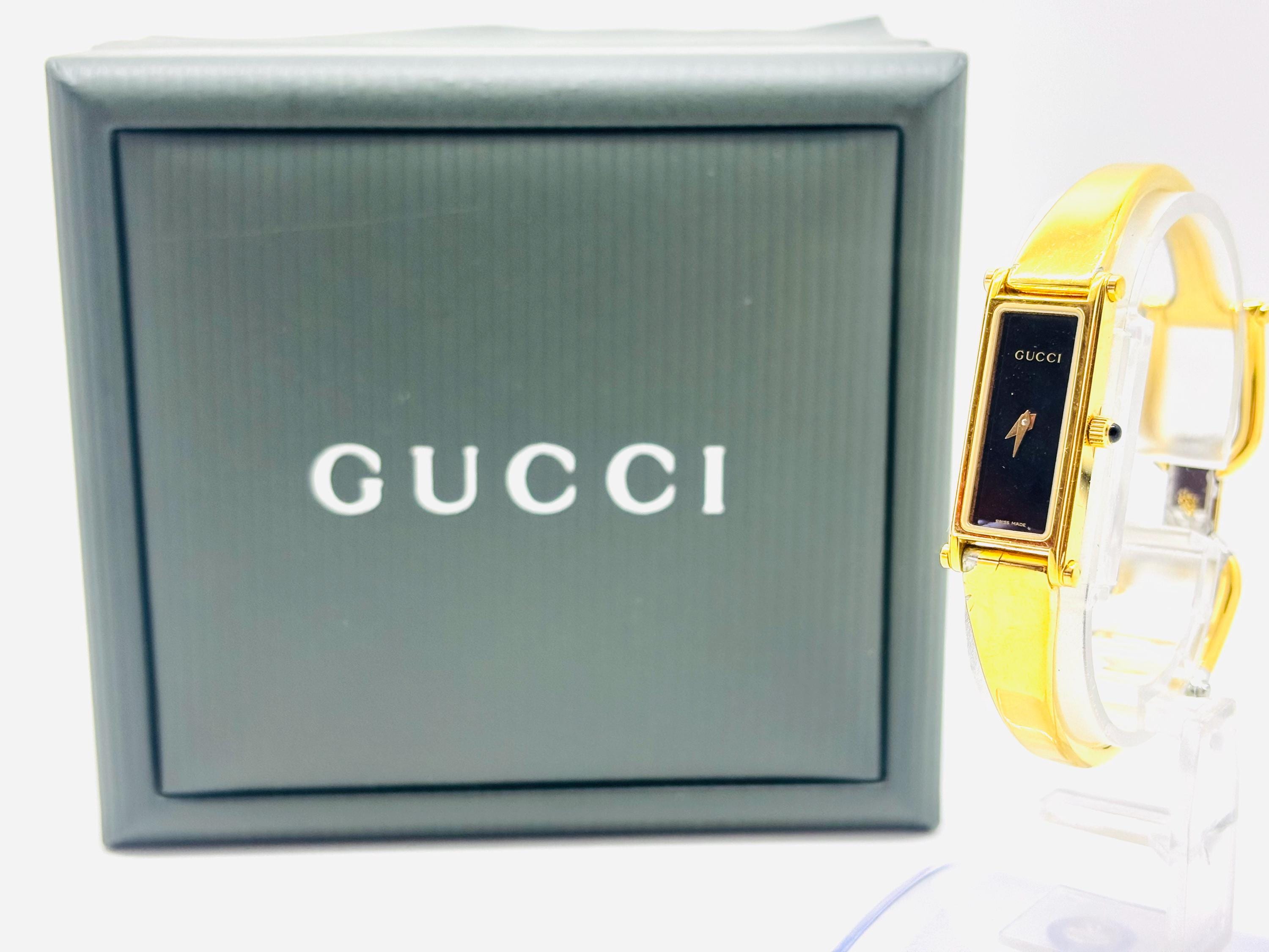 Gucci 1500l Gold Watch - Etsy