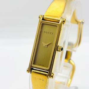Gucci 1500l Gold Watch - Etsy