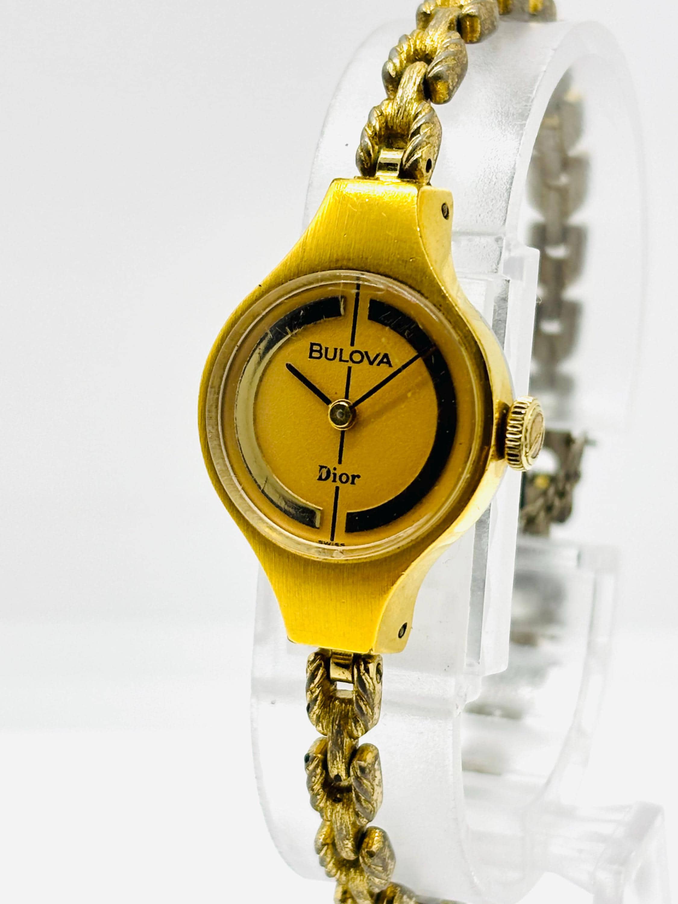 Bulova Dior ゴールド 手巻き時計 Dior bulova watch - Etsy 日本