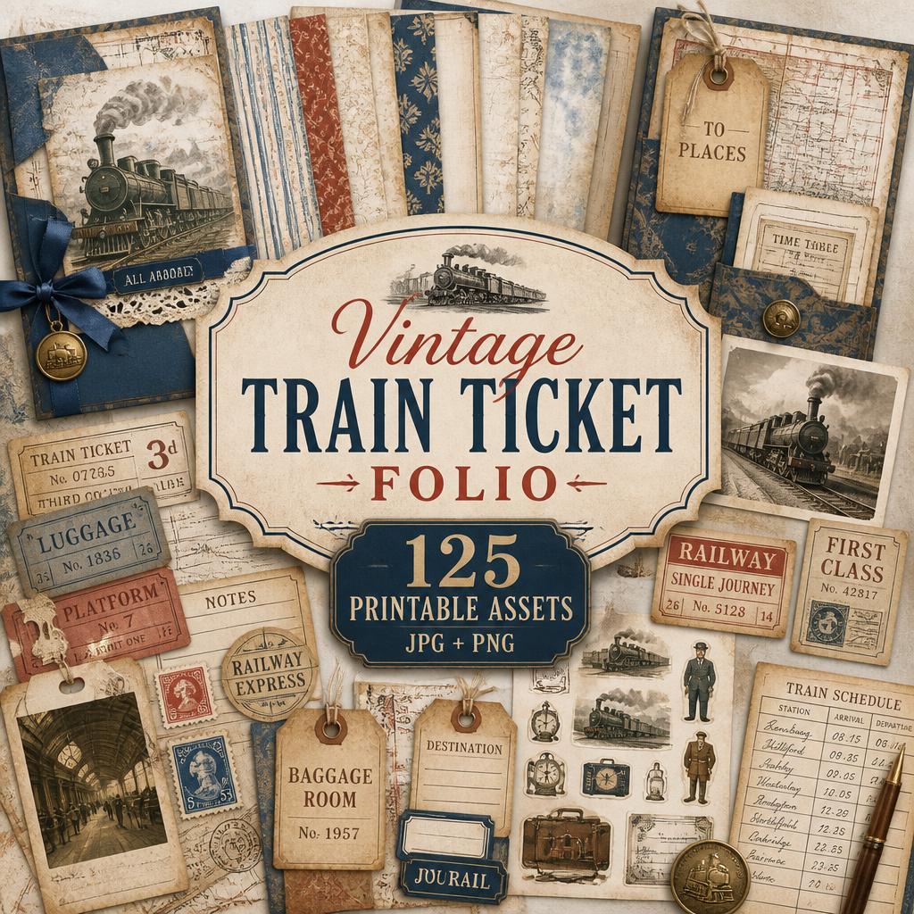 Old railway tickets - Etsy 日本