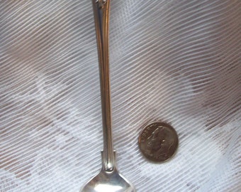 Vintage Silver Mustard Ladle, Hamilton Silver Ladle, Small Silver Ladle, Ornate  Silver Ladle, Silver Mustard Spoon
