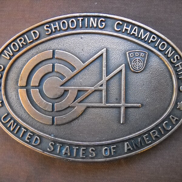 Shooting Belt Buckle Etsy