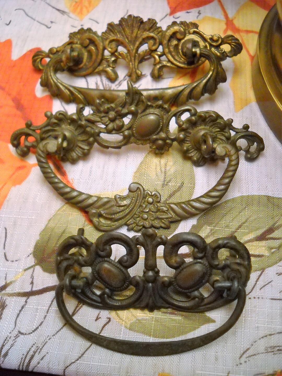 Antique Dresser Pulls Lot of 3 Dresser Handles 3 Vintage Etsy