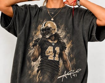 Alvin Kamara Shirt, Vintage Tennessee Volunteers Football  Tee, Alvin Kamara 41 Graphite Shirt, Football  Fan Gift