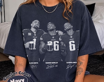 Jalen Hurts Saquon Barkley Football Shirt, Jalen Hurts 1 Shirt, Vintage Philadelphia Football Shirt, Football Fan Gift
