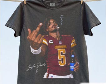 Jayden Daniels Shirt, Jayden Daniels Football Shirt, Vintage Baltimore Ravens Football Tee, Daniels 5 Fan Gift