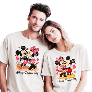 Mickey Minnie Disney Anniversary Couple Trip Shirt