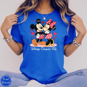 Mickey Minnie Disney Anniversary Couple Trip Shirt